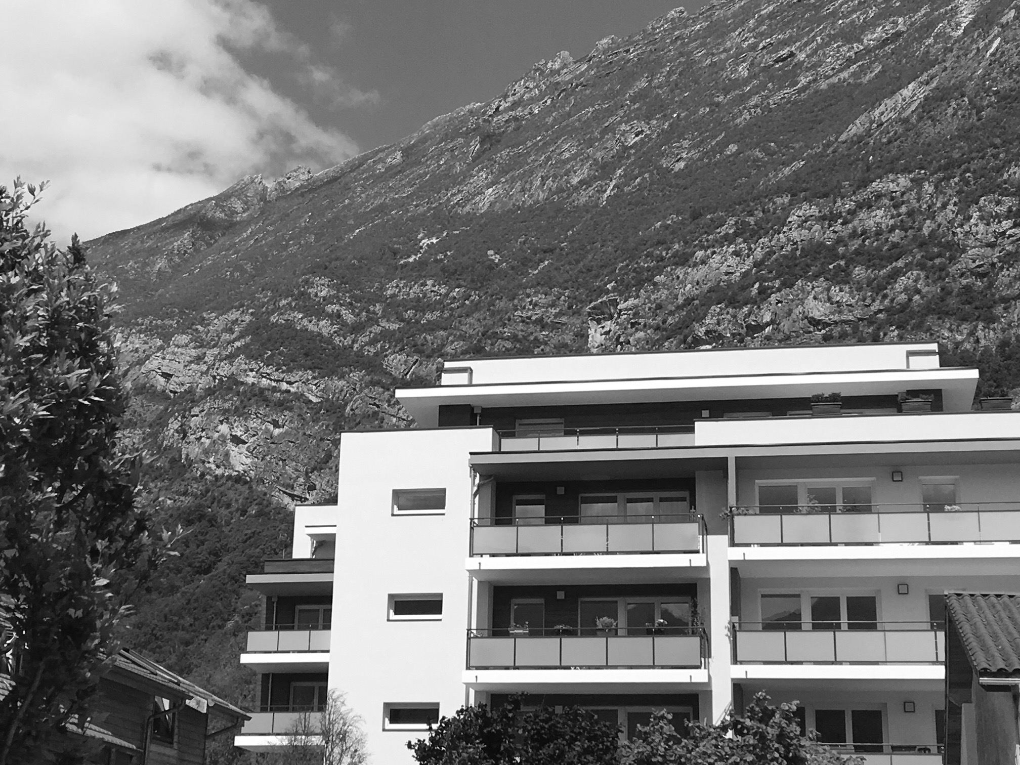 Façade sud-est L'Orée du Parc