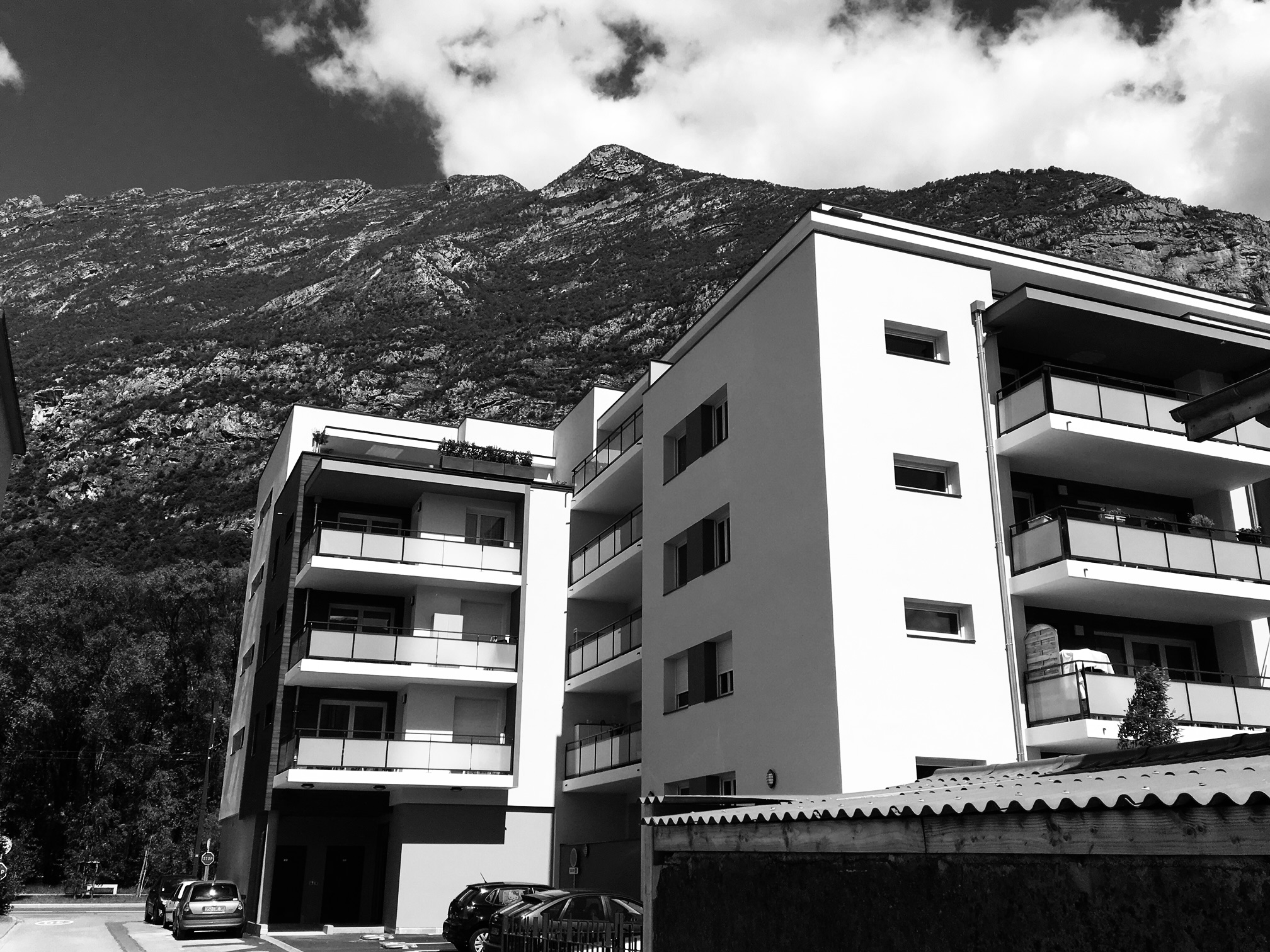 Façade ouest L'Orée du Parc